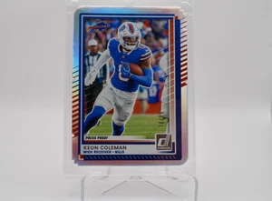 Keon Coleman [Press Proof Silver Die-Cut] #40 /99 2025 Panini NFL Donruss - Bild 1 von 2