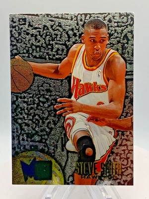 1995-96 Fleer Metal - Steve Smith #4 Silver - Image 1 of 2