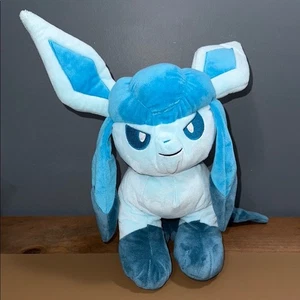 Build-A-Bear Workshop Pokémon Glaceon stuffed plush 12-15” with sound box - Picture 1 of 10