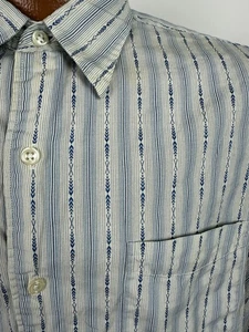 Polo Ralph Lauren Shirt Men L Oversize Merrin Geometric Stripe Southwest Vintage - Picture 1 of 20