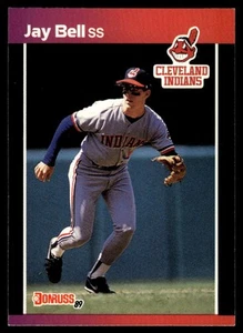 1989 Donruss #350 Jay Bell "LEAF, INC." & "*Denotes - Picture 1 of 2