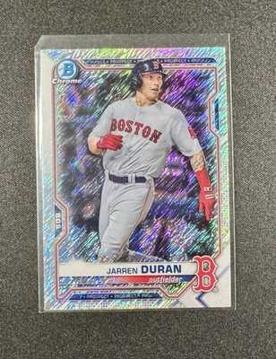 2021 Bowman Chrome - Jarren Duran - Shimmer Refractor - Image 1 of 2