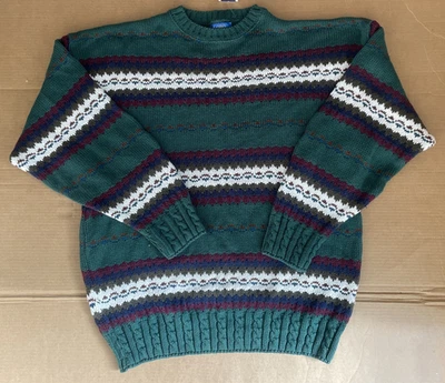 Mens  NOS LOBO by Pendleton Green crewneck sweater size Medium Green - Image 1 of 4