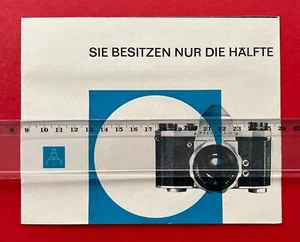 DDR Reklame Falt Prospekt VEB KW DRESDEN 1962 PRAKTICA IV Kamera  ( F22238 - Bild 1 von 5