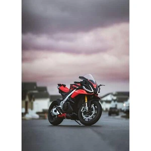 Aprilia RSV4 1100 Factory Art Print #032 - Iconic Motorcycle Decor - Picture 1 of 12