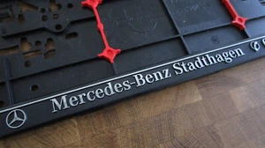 1x KFZ-Kennzeichenhalter 'Mercedes-Benz Stadthagen' - Bild 1 von 2