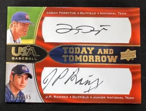 LOGAN FORSYTHE J.P. Ramirez 2008 UD USA Today & Tomorrow Dual AUTO #194/295 - Picture 1 of 1