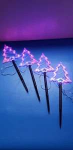 Set of 4 Smart RGBIC BLE LED Tree Pathway Lights - Picture 1 of 9