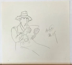 Inspector Gadget Original Animation Bleistift Kunst Zeichnung DIC - Bild 1 von 1