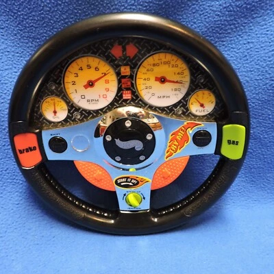 Hot Wheels Rev N' Roll Steering Wheel - Mattel, Electronic 1999 rare vintage - Image 1 of 4