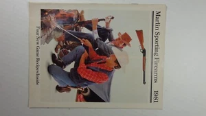 1981 Marlin Sporting Firearms Arms Catalog Gun RIFLES SHOTGUNS AND RECIPES - Picture 1 of 6