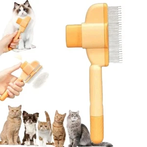 Zenbrush Cat Comb, Zen Brush Self-Cleaning Pet Comb Grooming Brush - Picture 1 of 10