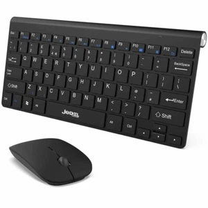 Jedel Slim Bluetooth Wireless Keyboard and Mouse Set Mini Combo for PC Laptop UK - Picture 1 of 8