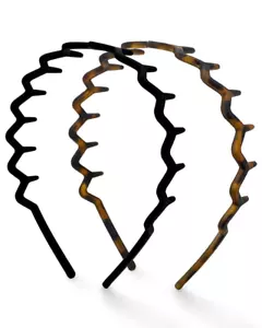 Zig Zag Headbands, Recycled Plastic Wavy Hair Band with Teeth, Headband - Picture 1 of 14