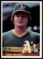 1984 Donruss Dave Beard Baseball Cards #218