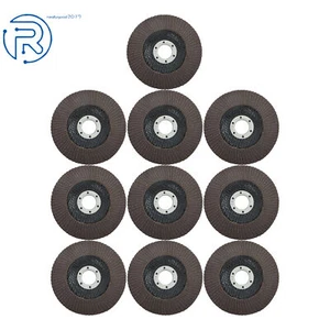 10PCS 4.5" × 7/8"  Premium Zirconia Flap Disc Sanding Grinding 120 Grit NEW - Picture 1 of 12