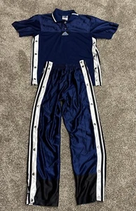 VTG Adidas Break Away Snap Sweat Pants Youth M Three Stripes Track Warmup Suit - Picture 1 of 8