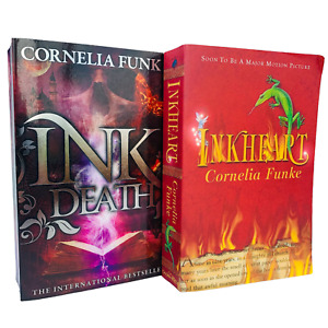 Ink Heart & Ink Death Cornelia Funke Paperback Book #1 & #3 in Ink Heart Trilogy