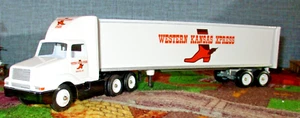 Winross Western Kansas Xpress Diecast Truck 1:64 Scale International Day Cab - Picture 1 of 8