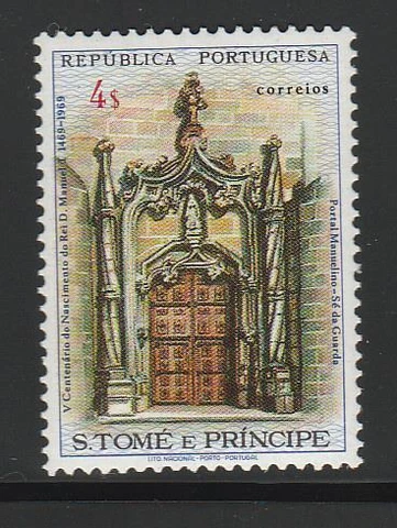 SAO TOME E PRINCIPE STAMPS 1969 BIRTH ANNIV KING MANUEL I MNH - MISC23-233 Cover