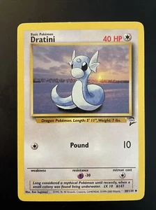 DRATINI 38/130 - VINTAGE WOTC Pokemon Card - BASE SET 2 - NM - Picture 1 of 1