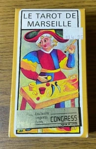  1983 Vintage The Tarot Of Marseille Cards Sealed Spain Bilingüe Bilingual - Picture 1 of 8