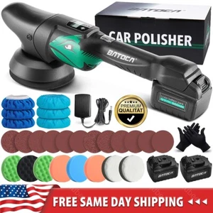 BATOCA S2 Pulidora Inalámbrica Coche Lijadora Tampón Doble Acción Pulidora Almohadillas 5" - Imagen 1 de 21