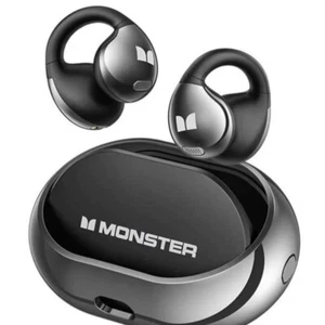Monster EarClip Bluetooth 5.4 TWS Earbuds Stereo HD AI Noise Canceling Wireless - Picture 1 of 15