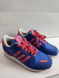 ADIDAS Women's ZX 700 Blue/Pink Running Cross Training Shoes Sz 7.5 - Picture 1 of 14