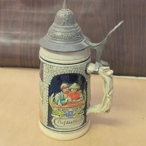 Thewalt Germany Bier Deckelkrug O, Welche Lust Auf Der Alm "Vintage" - Bild 1 von 7