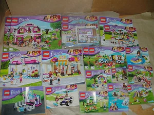 LEGO FRIENDS INSTRUCTIONS ONLY - NO LEGO, NEW GIRLS LEGO INSTRUCTION BOOKS PICK - Picture 1 of 15