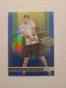 2024 Topps Chrome Tennis Jan-Lennard Struff #139 Blue Refractor Parallel 141/250 - Picture 1 of 2