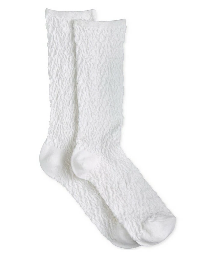 Calcetines Pucker Top Hue para mujer 2 pares blancos talla única 3575 Foto 1 de 1