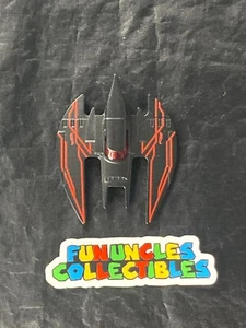 Hot Wheels Batman The Animated Series Batplane Black Red - Picture 1 of 2