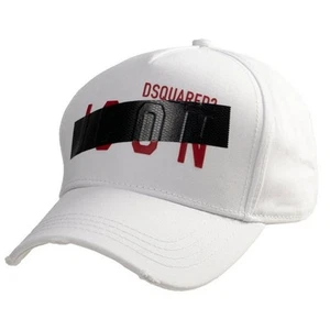 Dsquared2 Taped Icon Logo White Cap - Picture 1 of 2