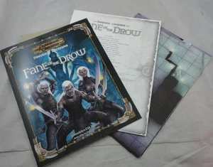 Dungeons & Dragons v3.5 d20 Fantastic Locations Fane of the Drow w/Two Maps  - Picture 1 of 1