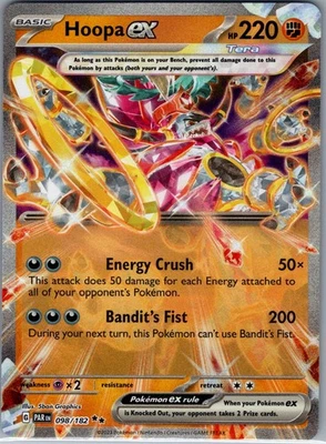 Hoopa ex 098/182 SV04: Paradox Rift - Pokemon Card - NM - Image 1 of 2