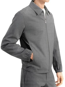 Theory Mens Brody Wool Jacket Small Charcoal - NWT $525 - Picture 1 of 4