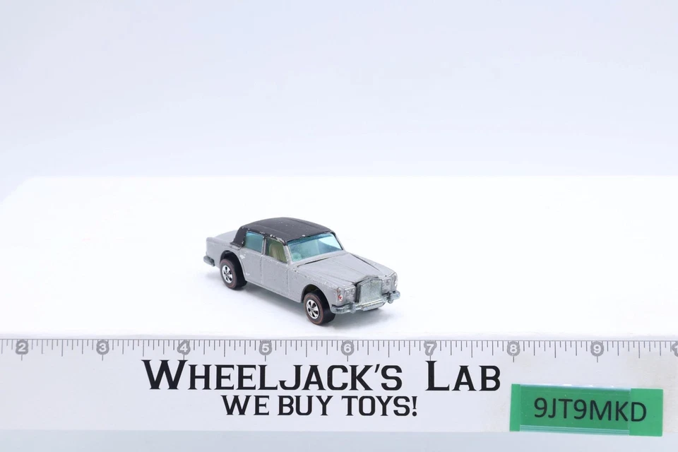 Rolls-Royce prata sombra cinza esmalte 1969 Redline Hot Wheels Mattel Vintage HK - Imagem 1 de 4