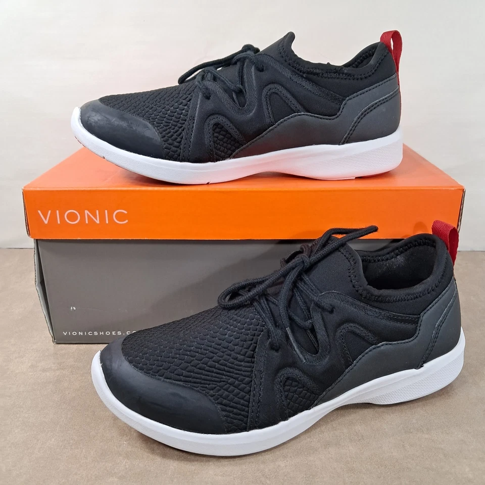 Vionic Sky Storm Comfort SNEAKERS Women's Size 5 M Black