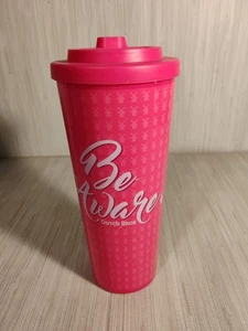 Vaso de viaje Dutch Bros Brothers Coffee Pink Be Aware It Starts With Me 18 OZ - Imagen 1 de 11