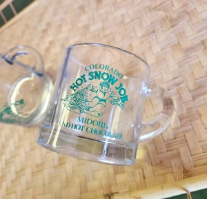 Midori Hot Snow Job Mugs Colorado Set Of 2 6oz - Picture 1 of 3