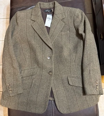 Lauren Ralph Lauren Wool Blend Herringbone Tweed  Blazer Size 18W - Image 1 of 4