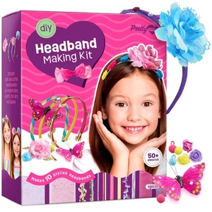 Headband Making Kit for Girls - Arts & Crafts Gift - Make Your Own Fashion He... - Picture 1 of 9