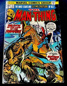 Man-Thing #13 1975 Marvel Key Issue Comic Book Gil Kane Cover Com21 - Picture 1 of 2