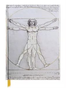 Da Vinci Vitruvian Man Blank Sketch Book NEW Notebook blank book - Picture 1 of 1
