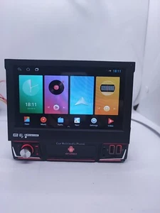 Autoradio Android 12 7" CarPlay/Auto Wi-Fi GPS RAM 1GB Quad-Core USB SD camera - Foto 1 di 14