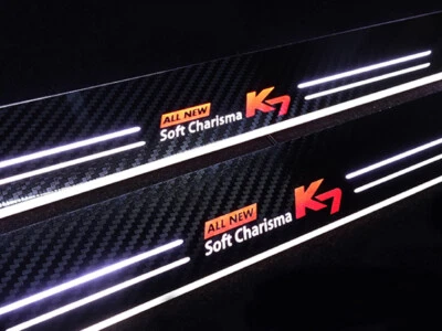 Luz móvil LED interior placa de escalón rasguño puerta (se adapta a: KIA 2017-2019 Cadenza K7) Foto 1 de 4