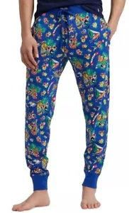 Nuovo Polo Ralph Lauren uomo grande blu hawaiano polo orsetto jogger pigiama pantaloni nuovo con etichette - Foto 1 di 7