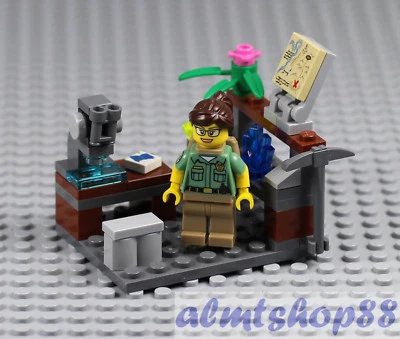 LEGO - Science Lab w/ Geologist & Microscope - Scientist Minifigure Rock 21110 - Image 1 of 4